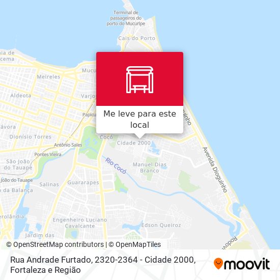 Rua Andrade Furtado, 2320-2364 - Cidade 2000 mapa