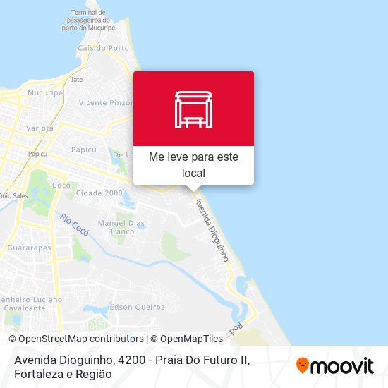 Avenida Dioguinho, 4200 - Praia Do Futuro II mapa