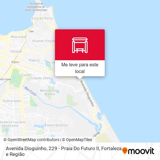 Avenida Dioguinho, 229 - Praia Do Futuro II mapa