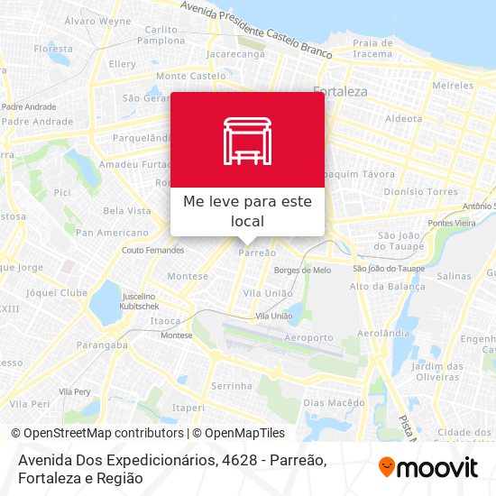 Avenida Dos Expedicionários, 4628 - Parreão mapa