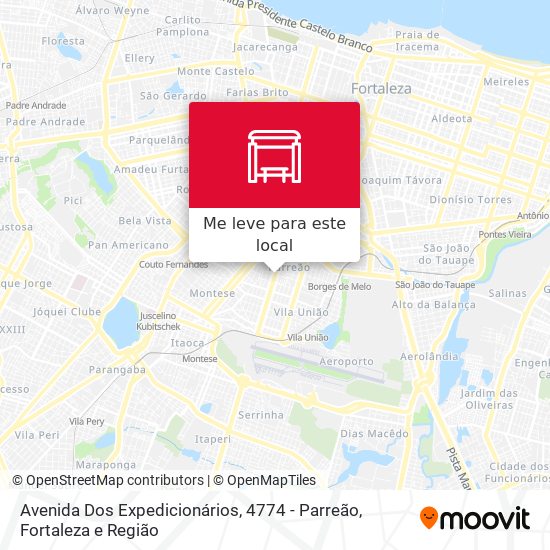Avenida Dos Expedicionários, 4774 - Parreão mapa