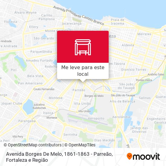 Avenida Borges De Melo, 1861-1863 - Parreão mapa