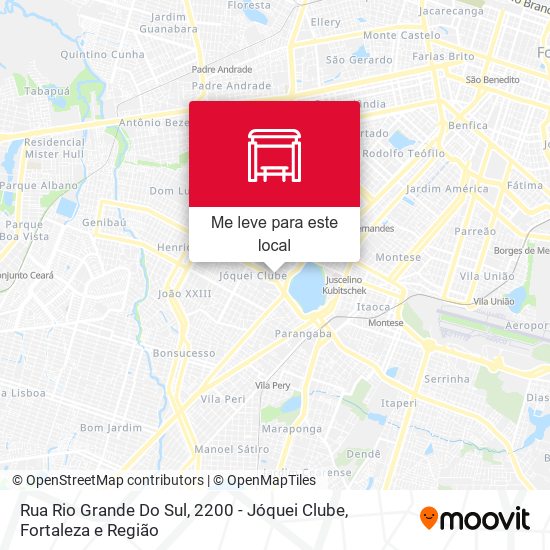 Rua Rio Grande Do Sul, 2200 - Jóquei Clube mapa