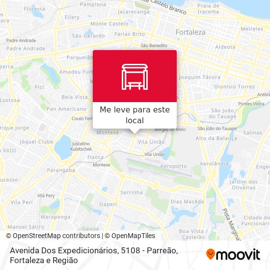 Avenida Dos Expedicionários, 5108 - Parreão mapa