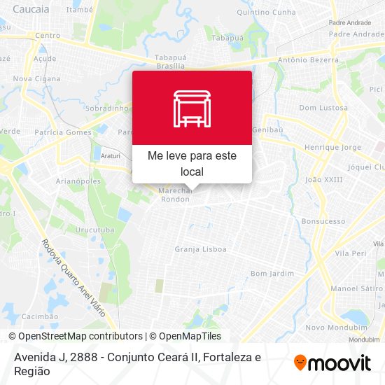 Avenida J, 2888 - Conjunto Ceará II mapa