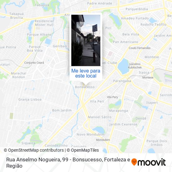 Rua Anselmo Nogueira, 99 - Bonsucesso mapa