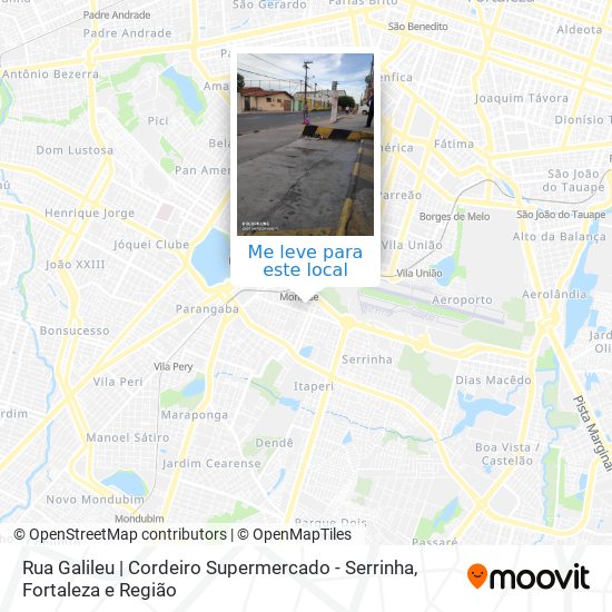Rua Galileu | Cordeiro Supermercado - Serrinha mapa