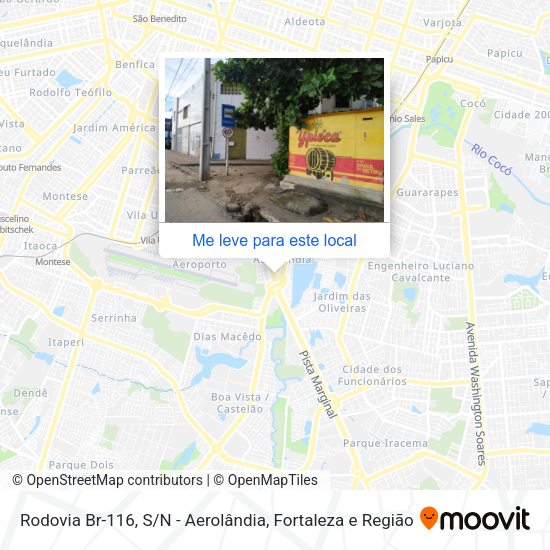 Rodovia Br-116, S / N - Aerolândia mapa