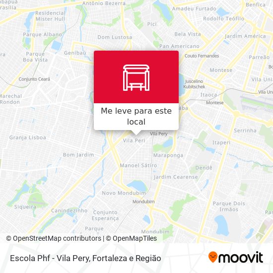 Escola Phf - Vila Pery mapa