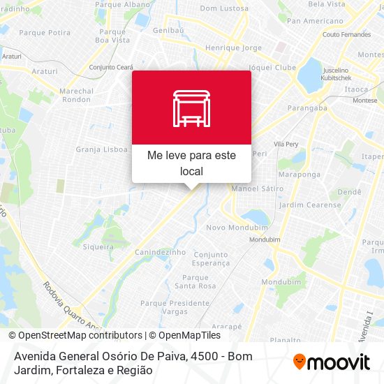 Avenida General Osório De Paiva, 4500 - Bom Jardim mapa