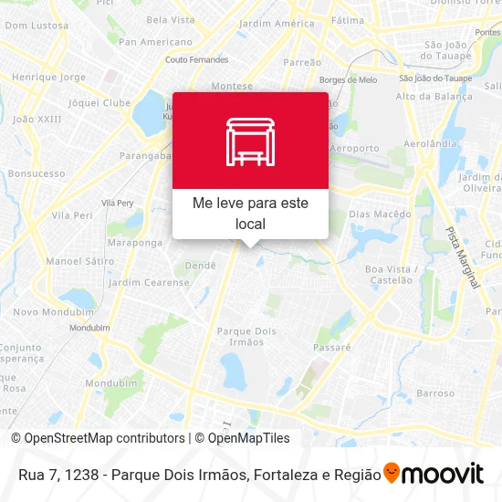 Rua 7, 1238 - Parque Dois Irmãos mapa
