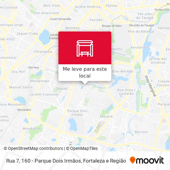 Rua 7, 160 - Parque Dois Irmãos mapa