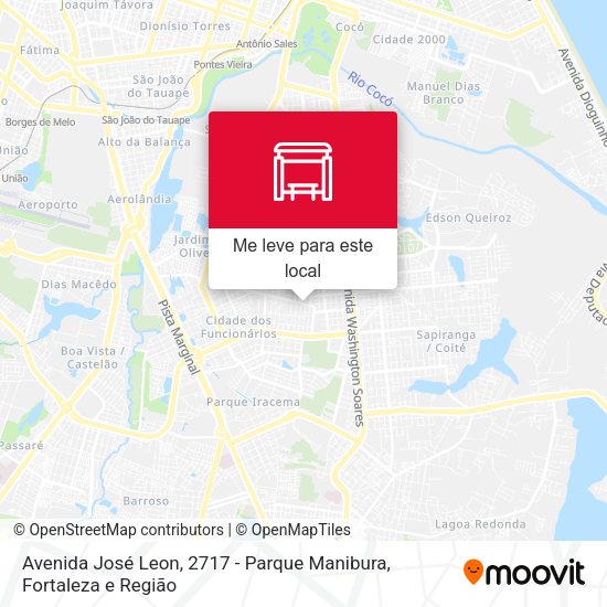 Avenida José Leon, 2717 - Parque Manibura mapa