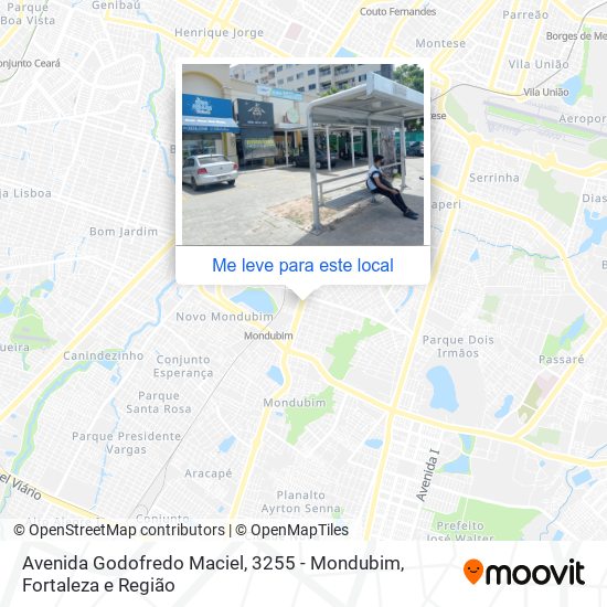 Avenida Godofredo Maciel, 3255 - Mondubim mapa