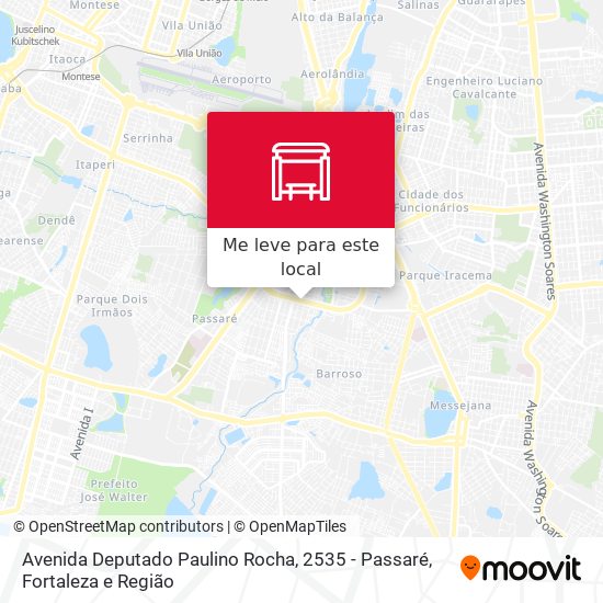 Avenida Deputado Paulino Rocha, 2535 - Passaré mapa