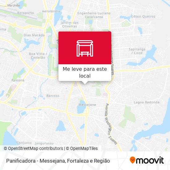 Panificadora - Messejana mapa
