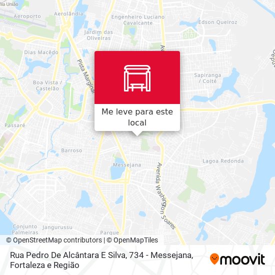 Rua Pedro De Alcântara E Silva, 734 - Messejana mapa