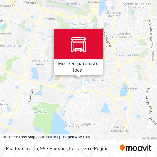 Rua Esmeralda, 99 - Passaré mapa
