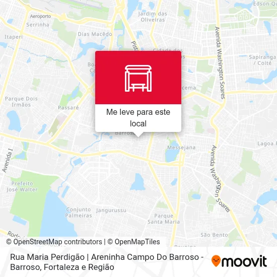 Rua Maria Perdigão | Areninha Campo Do Barroso - Barroso mapa