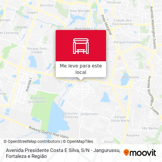 Avenida Presidente Costa E Silva, S / N - Jangurussu mapa