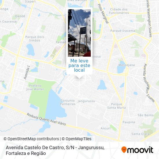 Avenida Castelo De Castro, S / N - Jangurussu mapa
