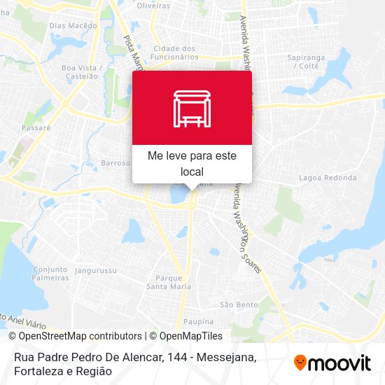 Rua Padre Pedro De Alencar, 144 - Messejana mapa