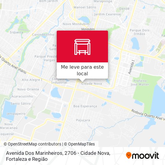 Avenida Dos Marinheiros, 2706 - Cidade Nova mapa