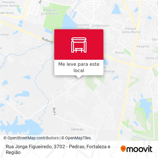 Rua Jorge Figueiredo, 3702 - Pedras mapa