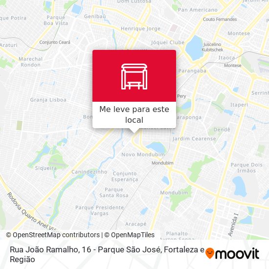 Rua João Ramalho, 16 - Parque São José mapa