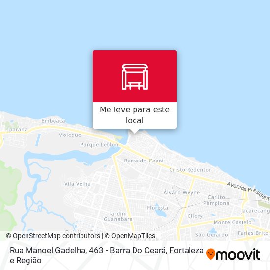 Rua Manoel Gadelha, 463 - Barra Do Ceará mapa