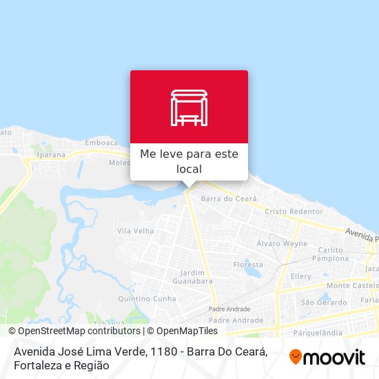 Avenida José Lima Verde, 1180 - Barra Do Ceará mapa