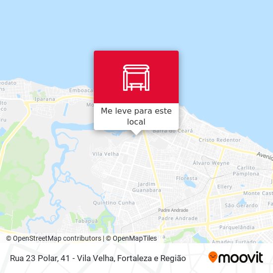 Rua 23 Polar, 41 - Vila Velha mapa