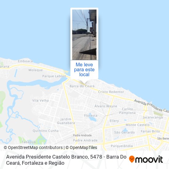 Avenida Presidente Castelo Branco, 5478 - Barra Do Ceará mapa