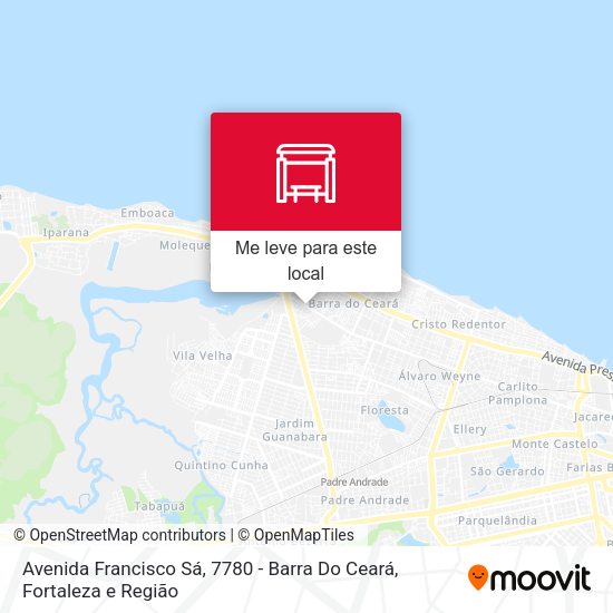 Avenida Francisco Sá, 7780 - Barra Do Ceará mapa
