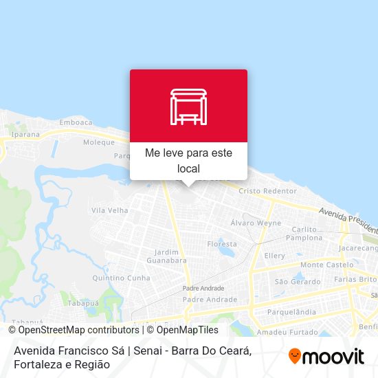 Avenida Francisco Sá | Senai - Barra Do Ceará mapa