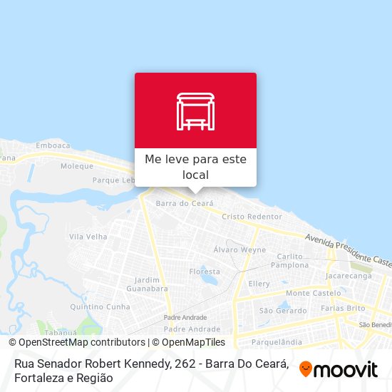 Rua Senador Robert Kennedy, 262 - Barra Do Ceará mapa