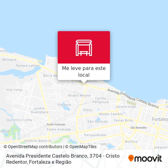 Avenida Presidente Castelo Branco, 3704 - Cristo Redentor mapa