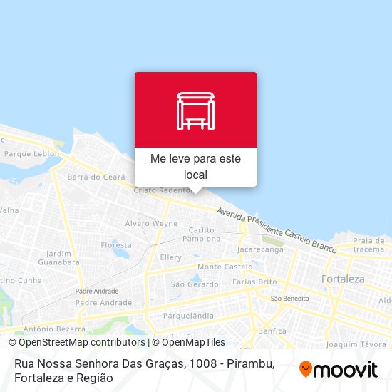 Rua Nossa Senhora Das Graças, 1008 - Pirambu mapa