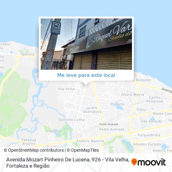 Avenida Mozart Pinheiro De Lucena, 926 - Vila Velha mapa