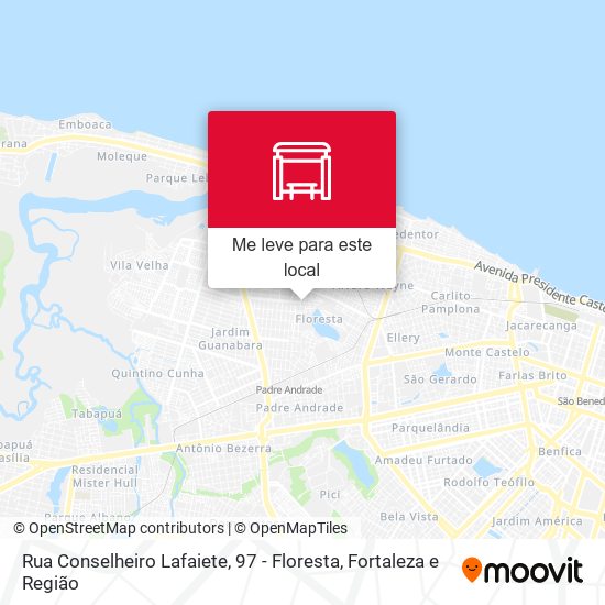 Rua Conselheiro Lafaiete, 97 - Floresta mapa