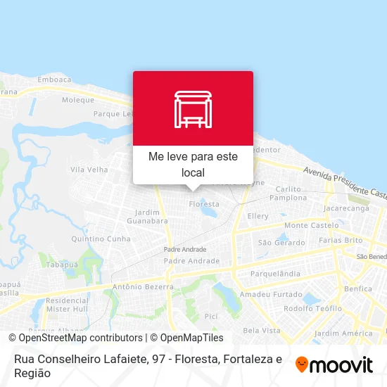 Rua Conselheiro Lafaiete, 97 - Floresta mapa