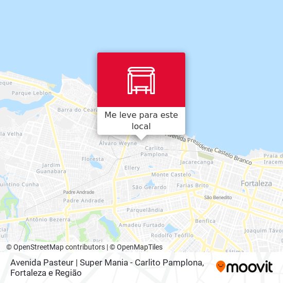 Avenida Pasteur | Super Mania - Carlito Pamplona mapa