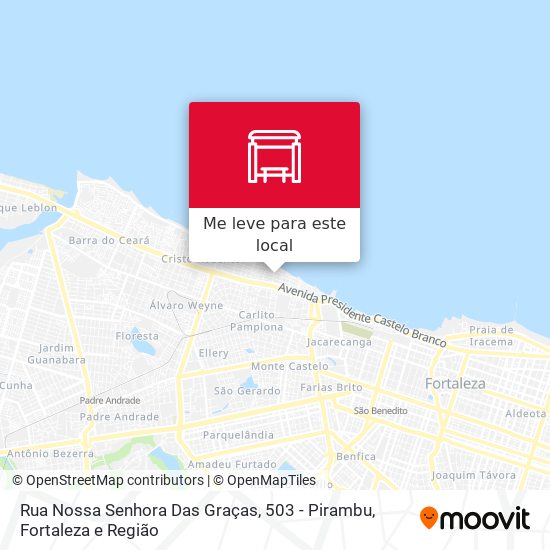 Rua Nossa Senhora Das Graças, 503 - Pirambu mapa