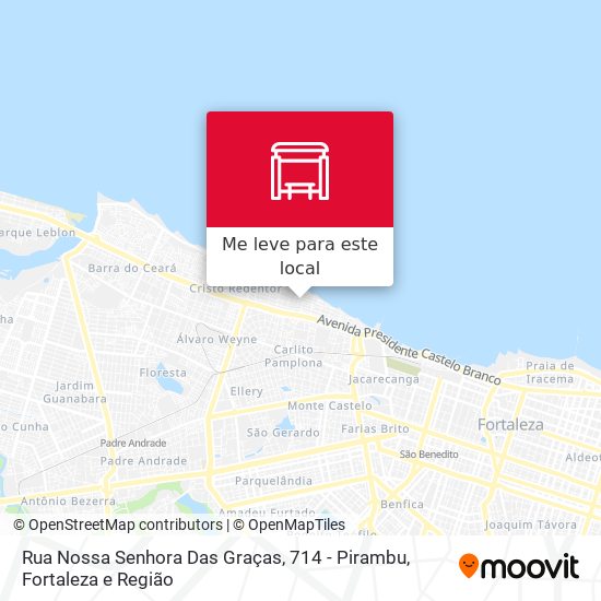 Rua Nossa Senhora Das Graças, 714 - Pirambu mapa