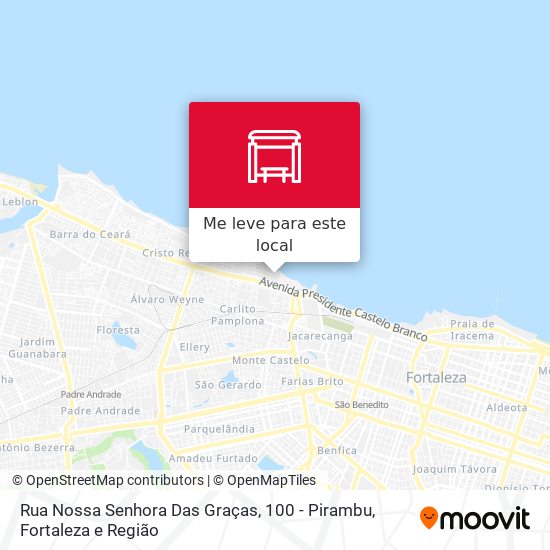 Rua Nossa Senhora Das Graças, 100 - Pirambu mapa