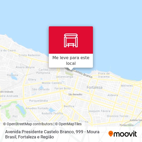 Avenida Presidente Castelo Branco, 999 - Moura Brasil mapa