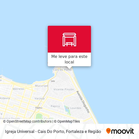 Igreja Universal - Cais Do Porto mapa