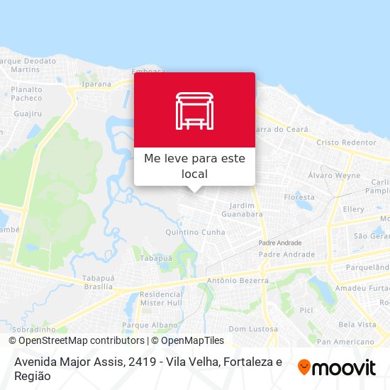 Avenida Major Assis, 2419 - Vila Velha mapa