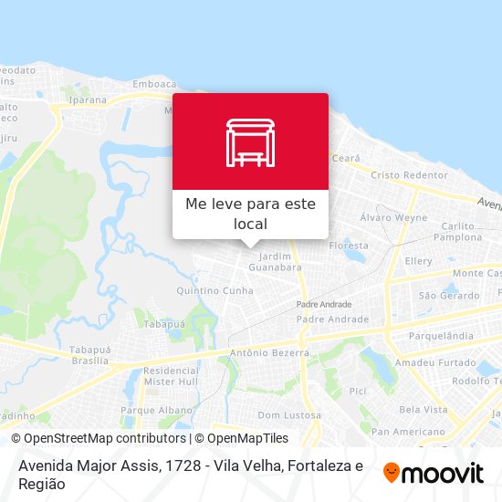 Avenida Major Assis, 1728 - Vila Velha mapa