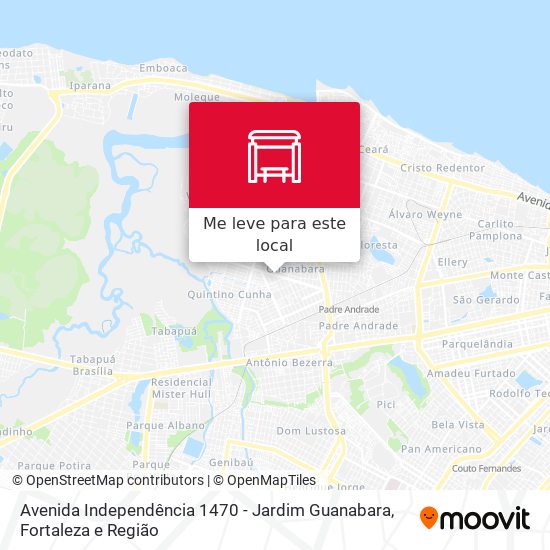 Avenida Independência 1470 - Jardim Guanabara mapa